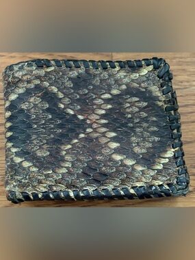 Rattlesnake Skin Bi-Fold Wallet